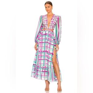 PATBO RIVIERA PLUNGE CUTOUT DRESS ❤️💝